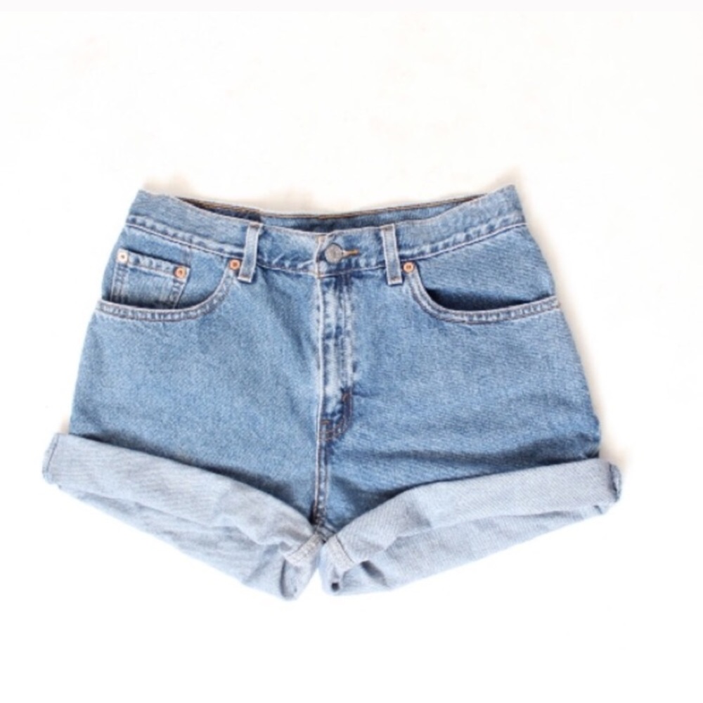 VTG High Waisted Levi Shorts - Picture 2 of 2